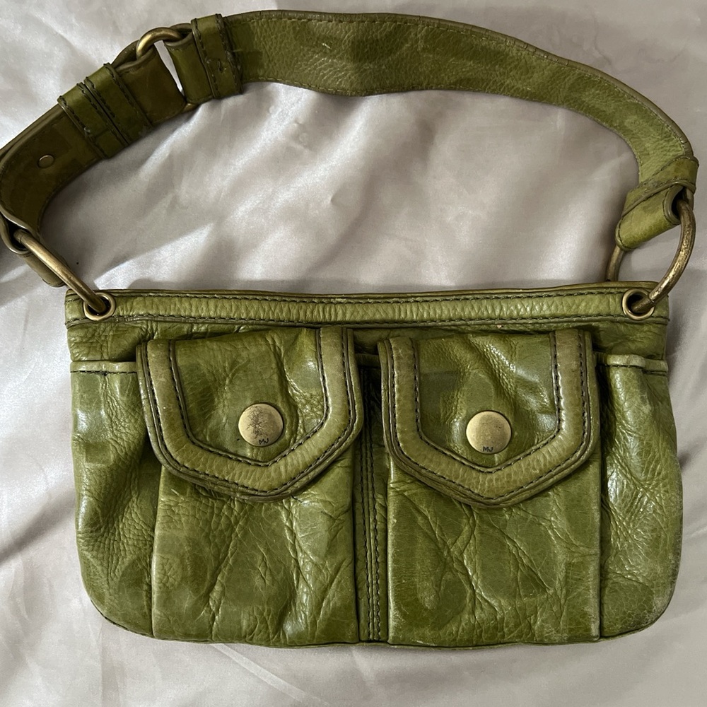 Marc Jacobs Green Leather Shoulder Bag 🫒